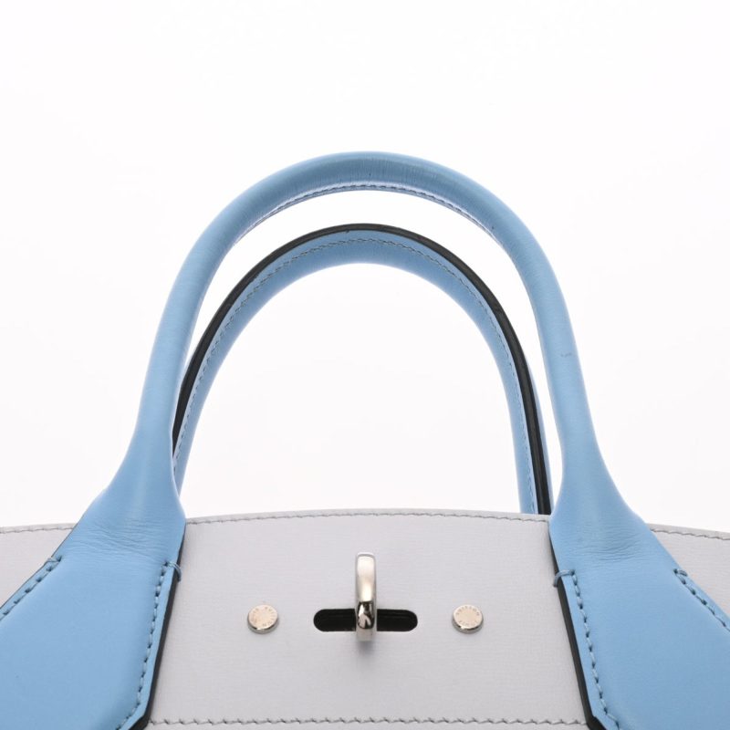 LOUIS VUITTON City Steamer MM Black Gray Blue M42435 Ladies Calf Bag - Logoexplore - Image 4