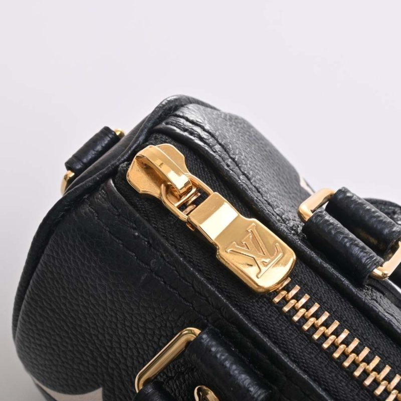 LOUIS VUITTON Empreinte Bicolor Nano Speedy Handbag M81456 Black Ladies - Logoexplore - Image 8