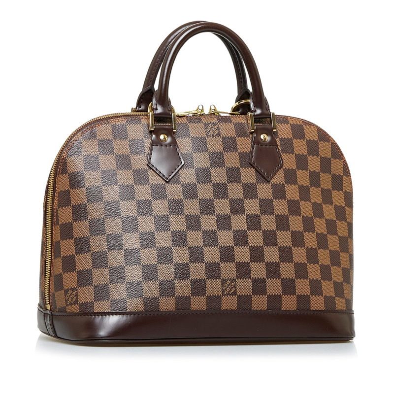 LOUIS VUITTON Damier Alma Handbag N53151 Brown PVC Leather Ladies - Logoexplore - Image 2