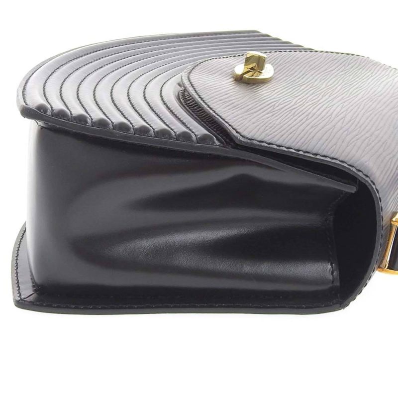 Louis Vuitton Epi Tilsit Vintage Handbag Noir Black M52482 - Logoexplore - Image 8