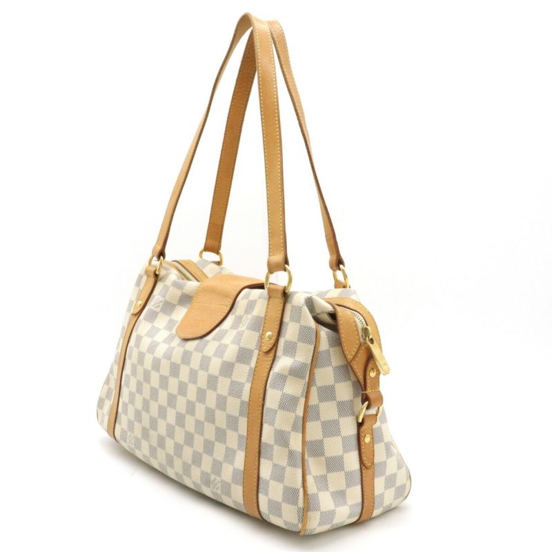 LOUIS VUITTON Damier Azur Stresa PM Tote Bag Shoulder Thoth N42220 - Logoexplore - Image 2