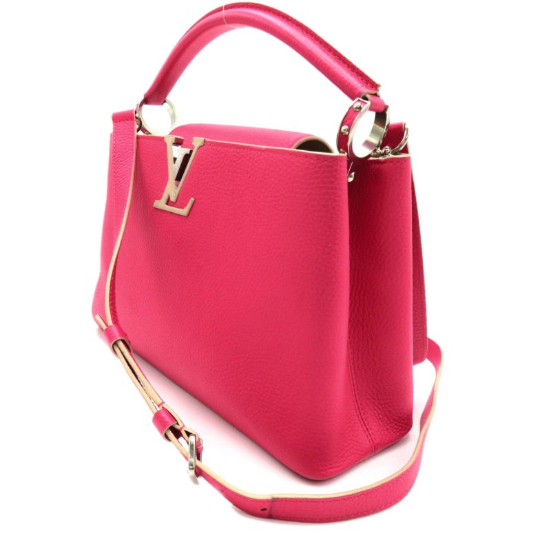 LOUIS VUITTON CapucinePM Pink Taurillon Clemence Leather leather M94519 - Logoexplore - Image 3