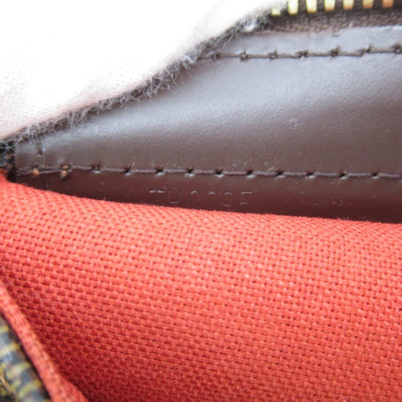 LOUIS VUITTON Chelsea Tote Bag Brown Ebene Damier PVC coated canvas N51119 - Logoexplore - Image 7