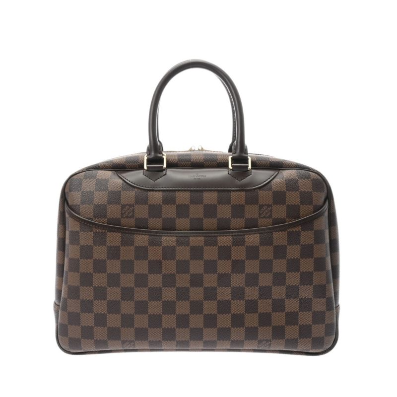 Louis Vuitton Damier Deauville SP Order Brown N47272 Women's Canvas Handbag - Logoexplore