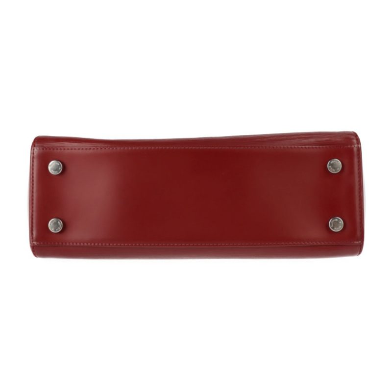 LOUIS VUITTON Blair MM Handbag M4030E Epi Leather Carmine Red Series Silver Metal Fittings - Logoexplore - Image 4
