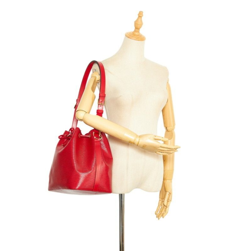Louis Vuitton Epi Petinoe Shoulder Bag M44172 Castilian Red Leather Women's LOUIS VUITTON - Logoexplore - Image 9