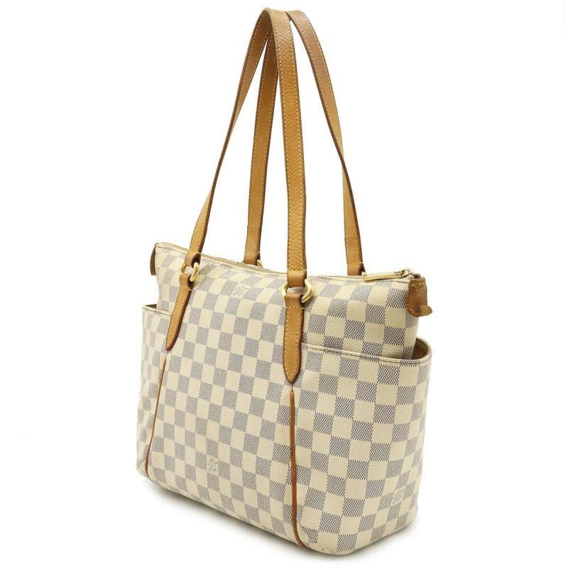 LOUIS VUITTON Damier Azur Totally PM Tote Bag Shoulder N51261 - Logoexplore - Image 2