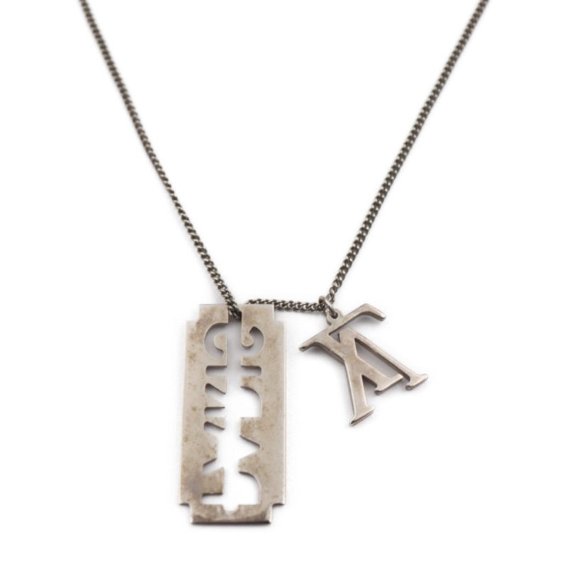 LOUIS VUITTON Collier Charm For Gentlemen Necklace MP2084 Metal Silver - Logoexplore - Image 2