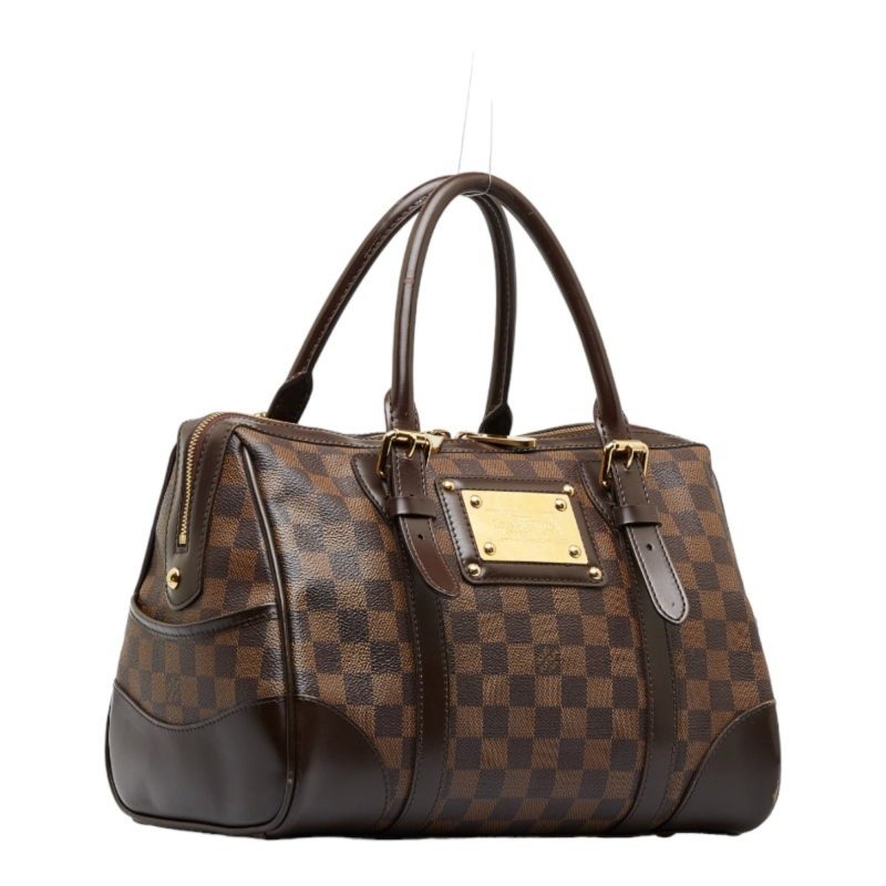 LOUIS VUITTON Damier Berkley handbag N52000 brown PVC leather ladies - Logoexplore - Image 2