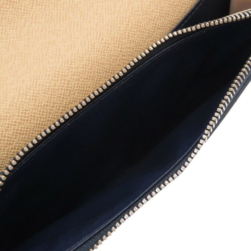 Louis Vuitton Epi Portefeuille Emily M60854 Leather Andigo Blue Long Wallet - Logoexplore - Image 8