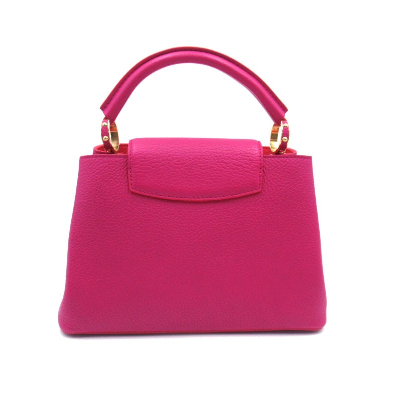 LOUIS VUITTON CapucineBB Pink Taurillon Clemence Leather leather M90294 - Logoexplore - Image 3
