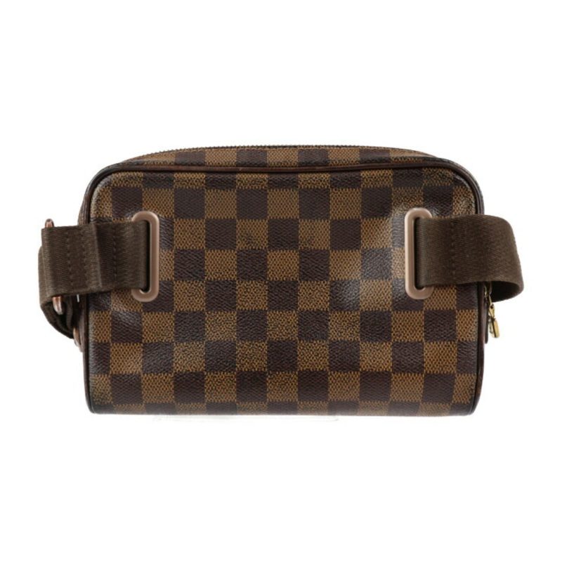 LOUIS VUITTON Bumbag Brooklyn Waist Bag N41101 Damier Canvas Ebene Gold Hardware Bronze Body Vuitton - Logoexplore - Image 3