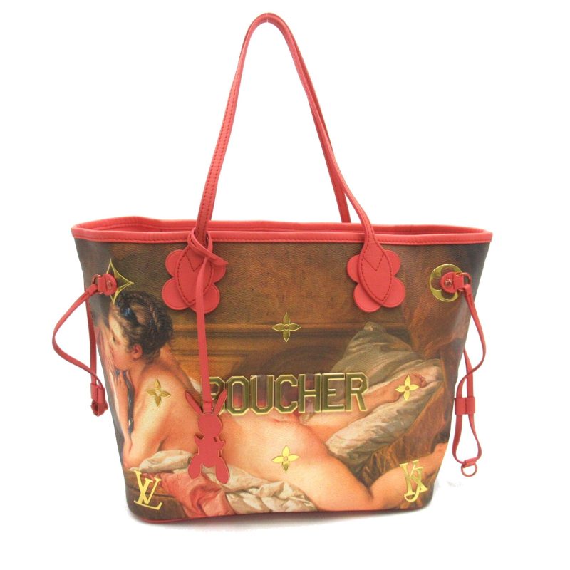 LOUIS VUITTON Boucher Neverfull MM Pink Brown Masters collection PVC coated canvas M43357 - Logoexplore - Image 2