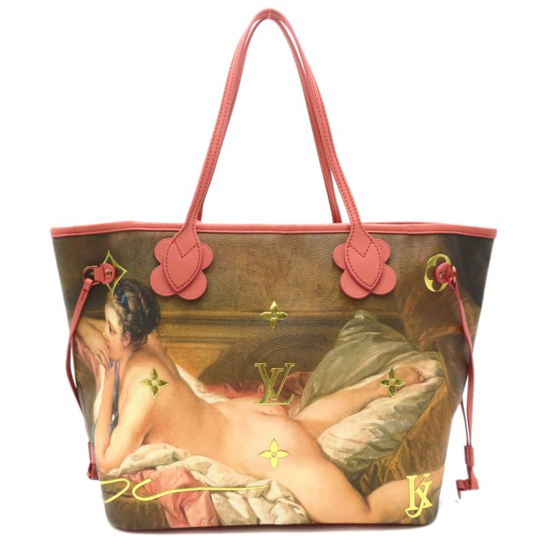LOUIS VUITTON Boucher Neverfull MM Pink Masters collection PVC coated canvas M43357 - Logoexplore - Image 2