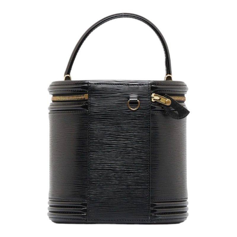 LOUIS VUITTON Epi Cannes Handbag Vanity Bag M48032 Noir Black Leather Ladies - Logoexplore - Image 3