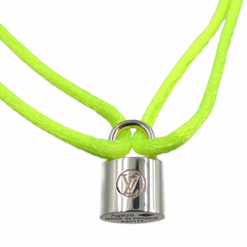 LOUIS VUITTON Bracelet Lockit A20177 Cadena Silver 925 Yellow - Logoexplore - Image 3