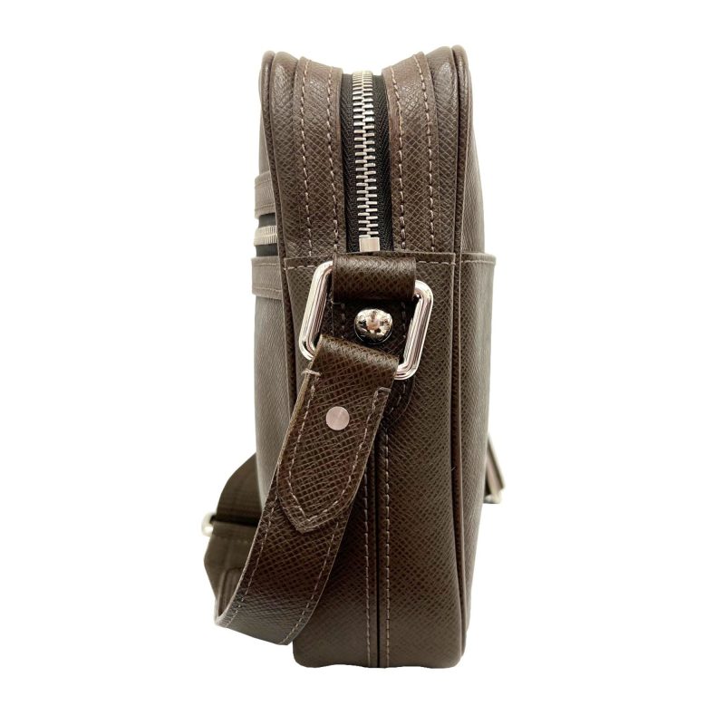 LOUIS VUITTON Dimitri Taiga Shoulder Bag M32468 MB4029 Men's Grizzly Brown - Logoexplore - Image 9