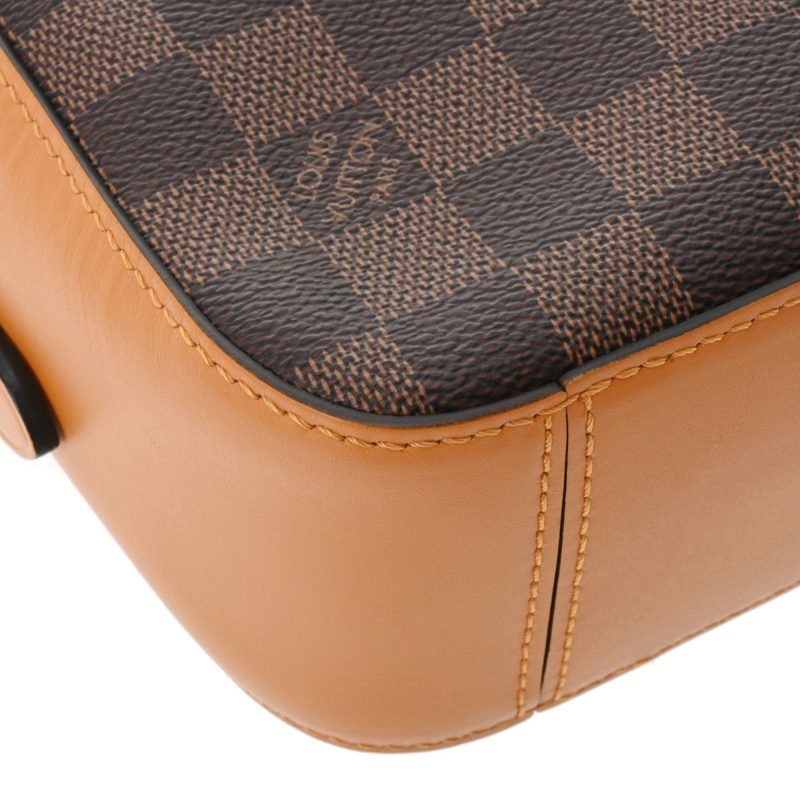 LOUIS VUITTON Damier Santa Monica Saffron N40178 Women's Canvas Shoulder Bag - Logoexplore - Image 8