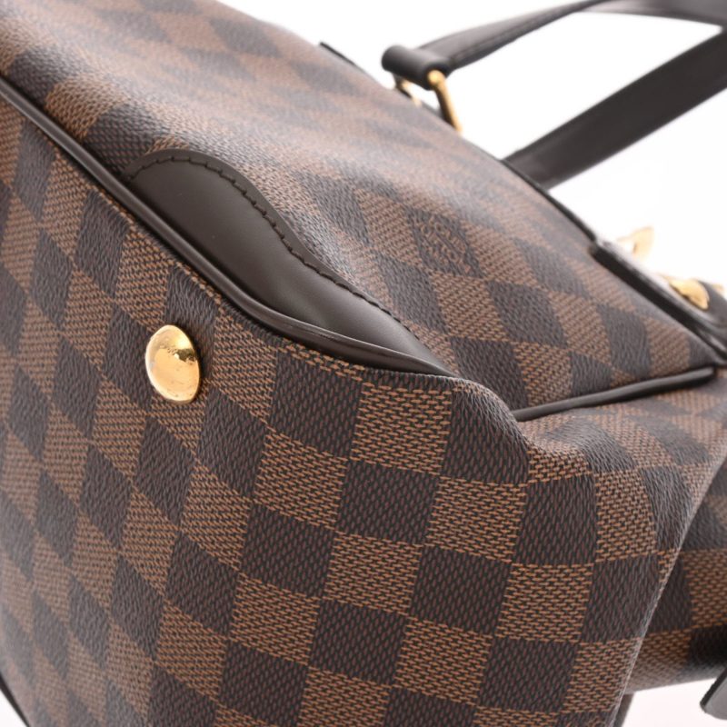 LOUIS VUITTON Damier Verona PM Brown N41117 Ladies Canvas Handbag - Logoexplore - Image 9
