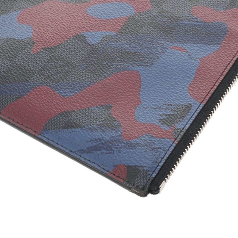 LOUIS VUITTON Damier Ecobalt Pochette Jour GM Camouflage N63292 Men's Clutch Bag - Logoexplore - Image 5