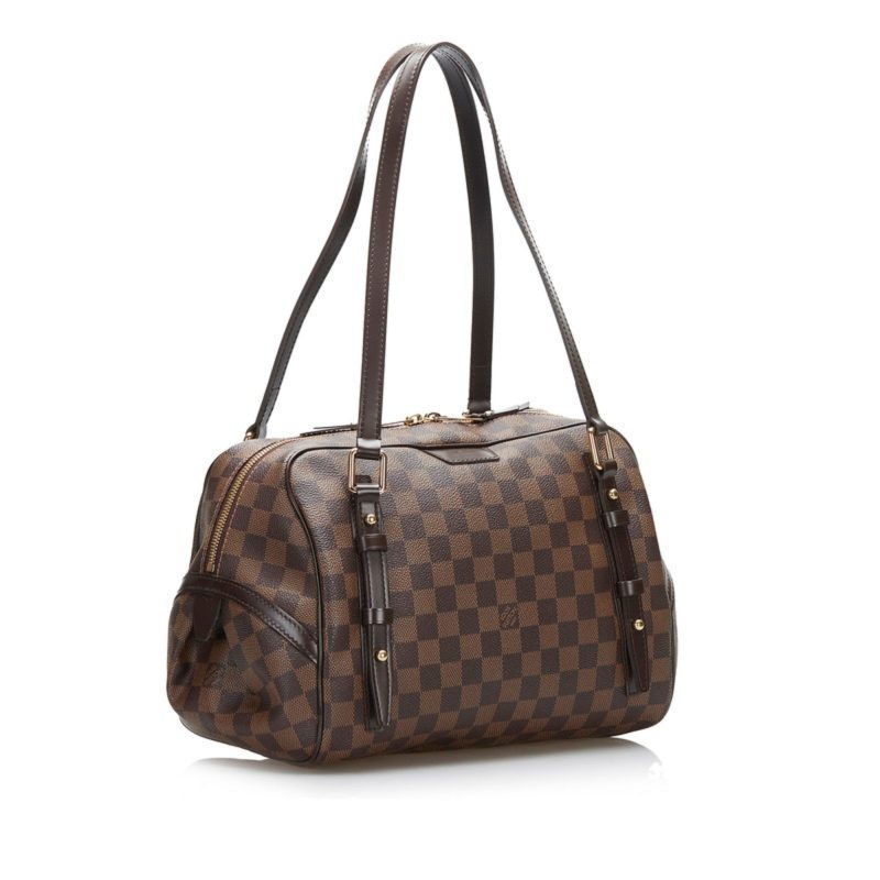LOUIS VUITTON Damier Rivington GM Handbag Shoulder Bag N41158 Brown PVC Leather Women's - Logoexplore - Image 2