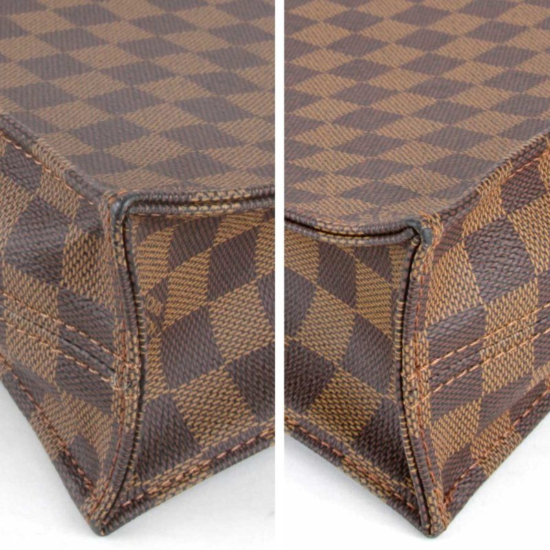 LOUIS VUITTON Damier Sac Pla N51140 Handbag PVC Coated Canvas Ebene Women's - Logoexplore - Image 6