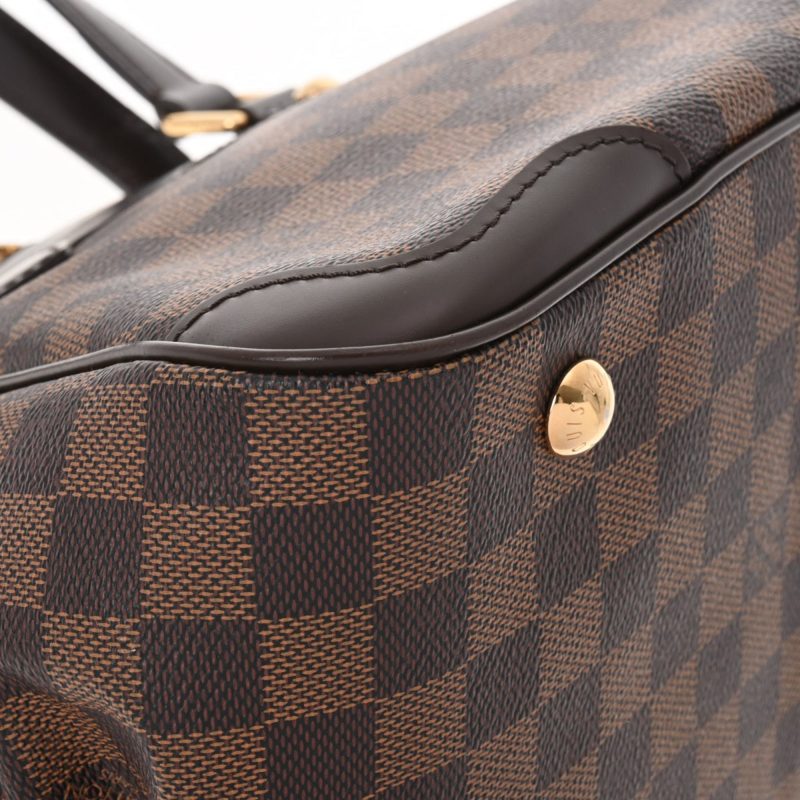 LOUIS VUITTON Damier Verona PM Brown N41117 Women's Canvas Handbag - Logoexplore - Image 6