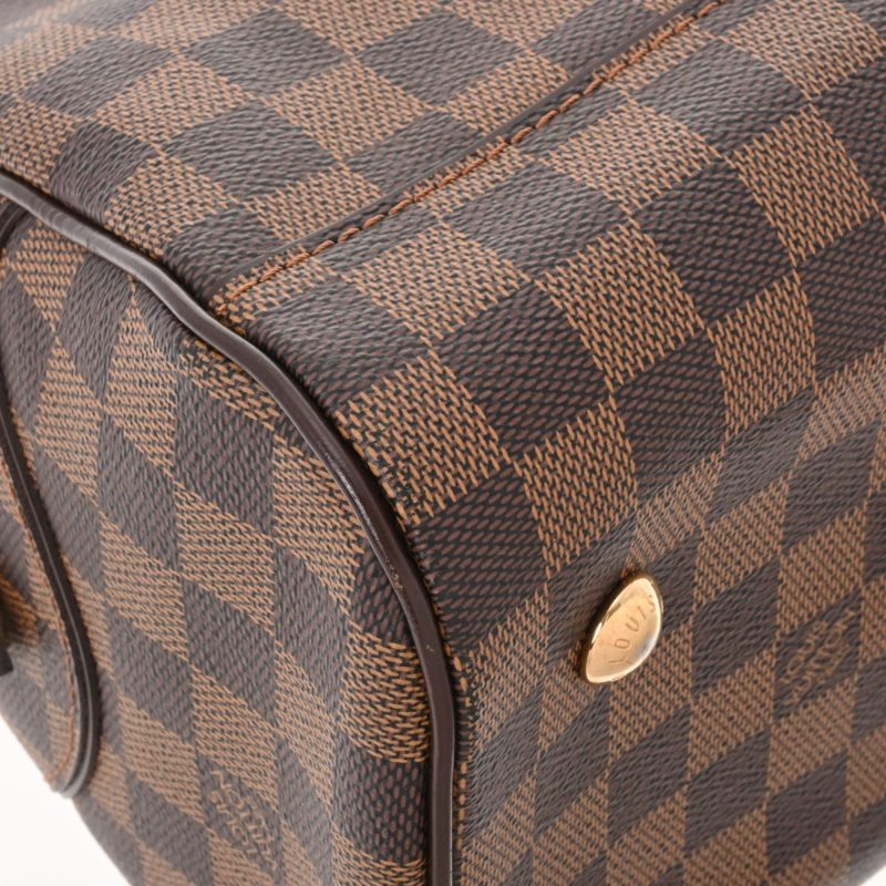 LOUIS VUITTON Damier Duomo Brown N60008 Women's Canvas Handbag - Logoexplore - Image 7