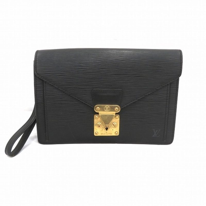 LOUIS VUITTON Epi Pochette Serie Dragonne M52612 Bag Clutch Second Men's - Logoexplore