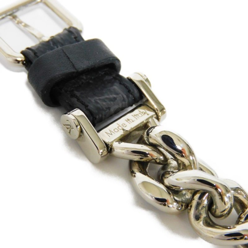 LOUIS VUITTON Bracelet Chain Monogram Eclipse Noir M64225 Men's Accessories Jewelry - Logoexplore - Image 6