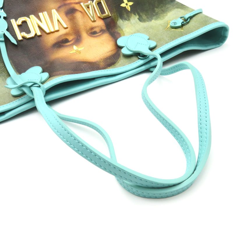 LOUIS VUITTON Da Vinci Neverfull MM Green Masters collection PVC coated canvas M43325 - Logoexplore - Image 6