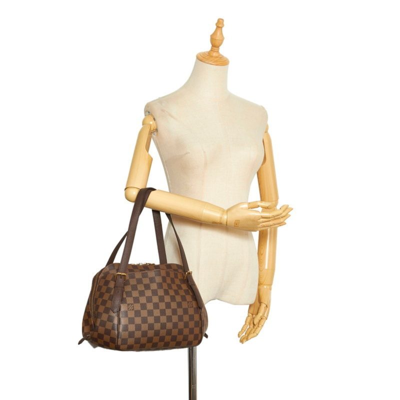 LOUIS VUITTON Damier Belem MM Handbag Shoulder Bag N51174 Brown PVC Leather Women's - Logoexplore - Image 10