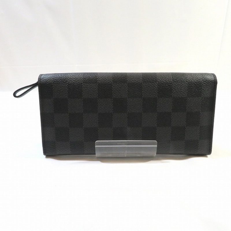 LOUIS VUITTON Damier Portefeuille Long Modular N63084 Graphite Wallet Men's - Logoexplore - Image 9