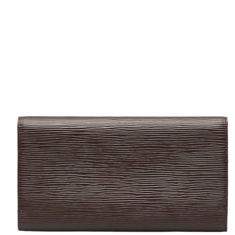 LOUIS VUITTON Epi Portefeuil International Long Wallet M63590 Mocha Brown Leather Ladies - Logoexplore - Image 3