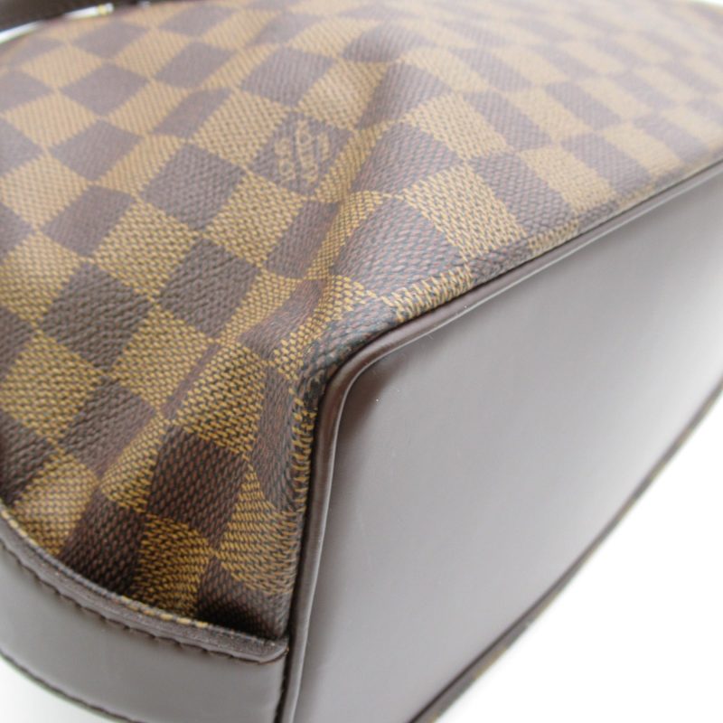 LOUIS VUITTON Chelsea Tote Bag Brown Ebene Damier PVC coated canvas N51119 - Logoexplore - Image 9