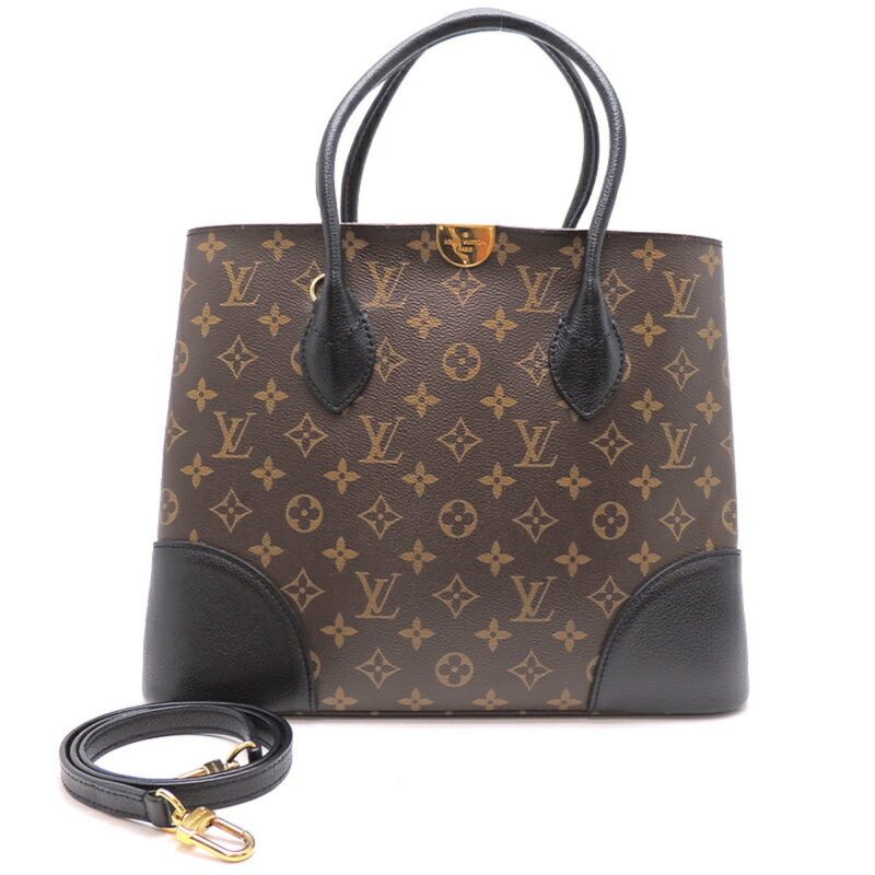 LOUIS VUITTON Flandrin Ladies Handbag M41595 Monogram Macassar Brown - Logoexplore