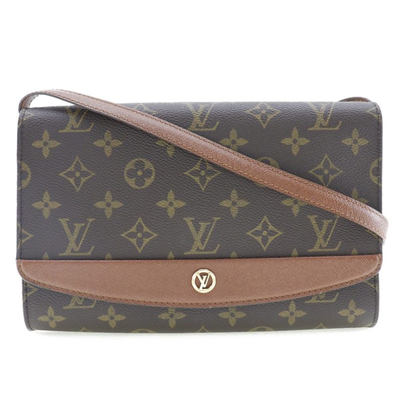 LOUIS VUITTON Bordeaux Shoulder Bag 2WAY Clutch Vintage M51797 Monogram Canvas Brown A21912 Ladies - Logoexplore
