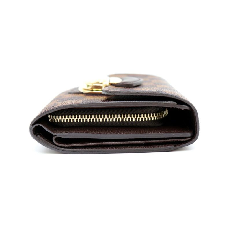 Louis Vuitton Damier Women's Damier Canvas Wallet (tri-fold) Brown - Logoexplore - Image 5