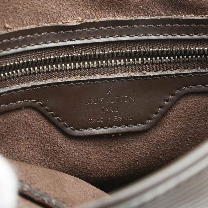 LOUIS VUITTON Epi Bucket PM Tote Bag with Pouch Mocha Brown M58990 - Logoexplore - Image 7