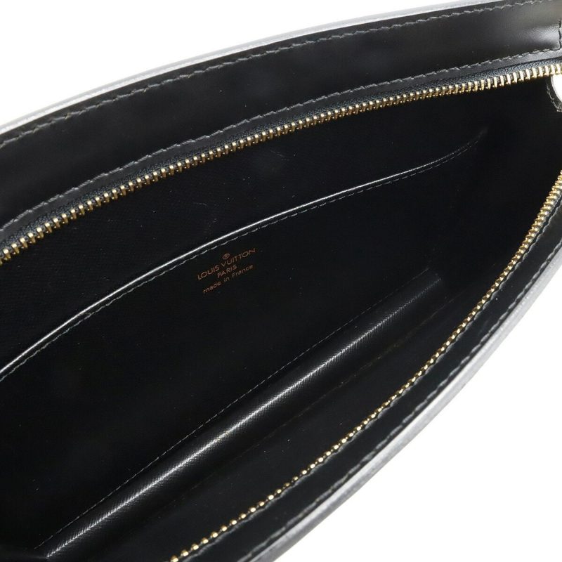 LOUIS VUITTON Epi Pochette Homme Second Bag Clutch Noir Black M52522 - Logoexplore - Image 4