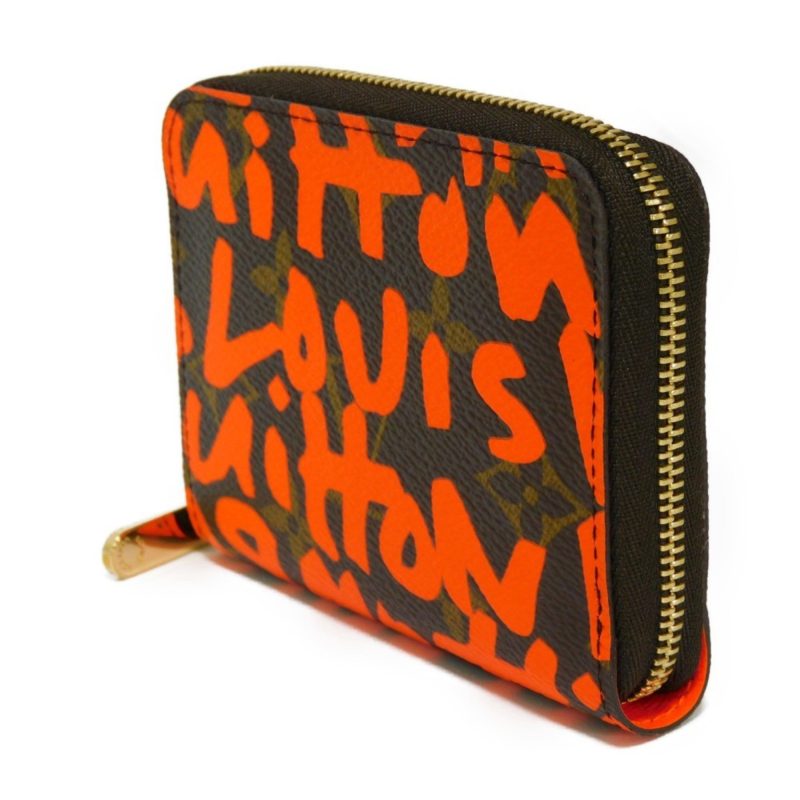 LOUIS VUITTON Coin Case Zippy Purse Orange Round Zipper Monogram Graffiti M93708 Men's Women's Wallet - Logoexplore - Image 2