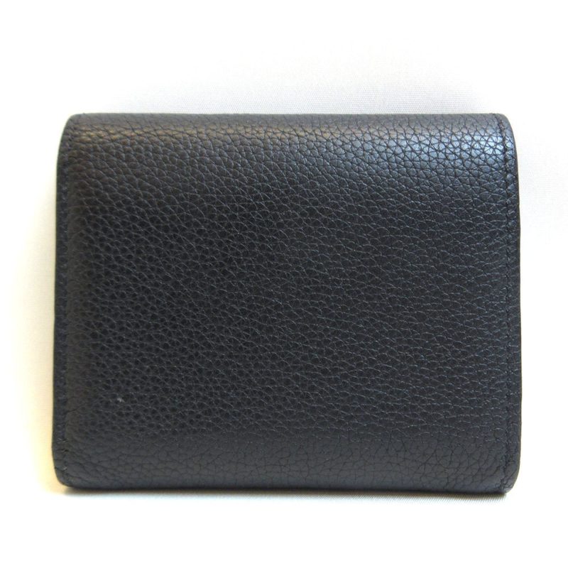 Louis Vuitton Duble V Compact Noir Brown Mini Wallet Tri-Fold Ladies Calf Monogram M64420 - Logoexplore - Image 2