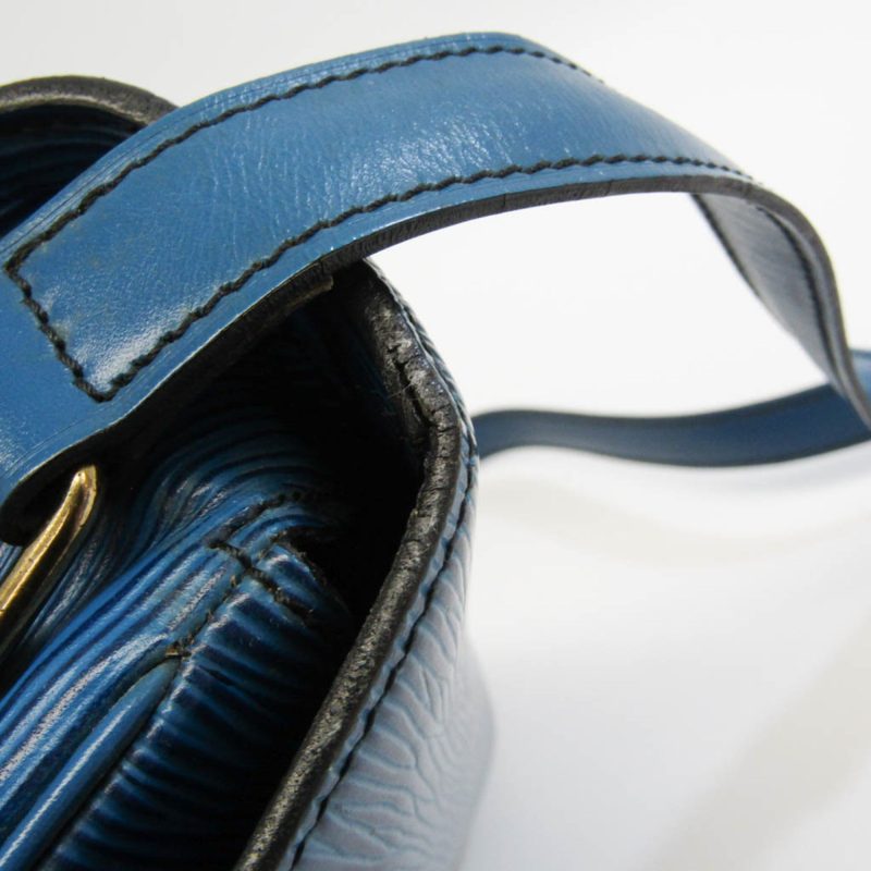 LOUIS VUITTON Epi Cartouchiere M52245 Women's Shoulder Bag Toledo Blue - Logoexplore - Image 5