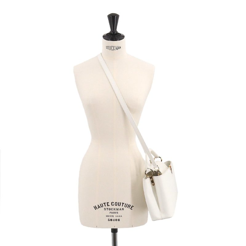 LOUIS VUITTON Capucines BB 2way Hand Shoulder Bag Taurillon Leather Snow White M55832 RFID - Logoexplore - Image 9