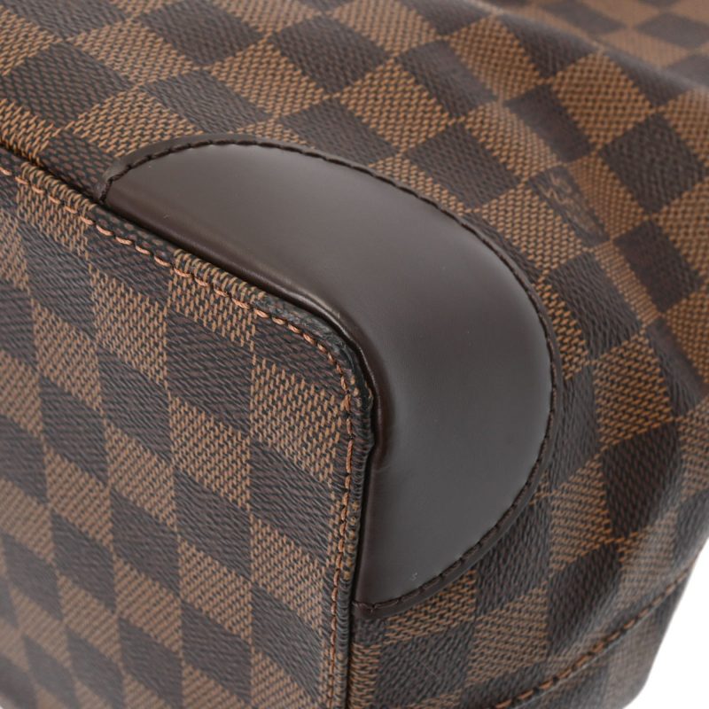 LOUIS VUITTON Damier Hampstead MM Brown N51204 Women's Canvas Handbag - Logoexplore - Image 8