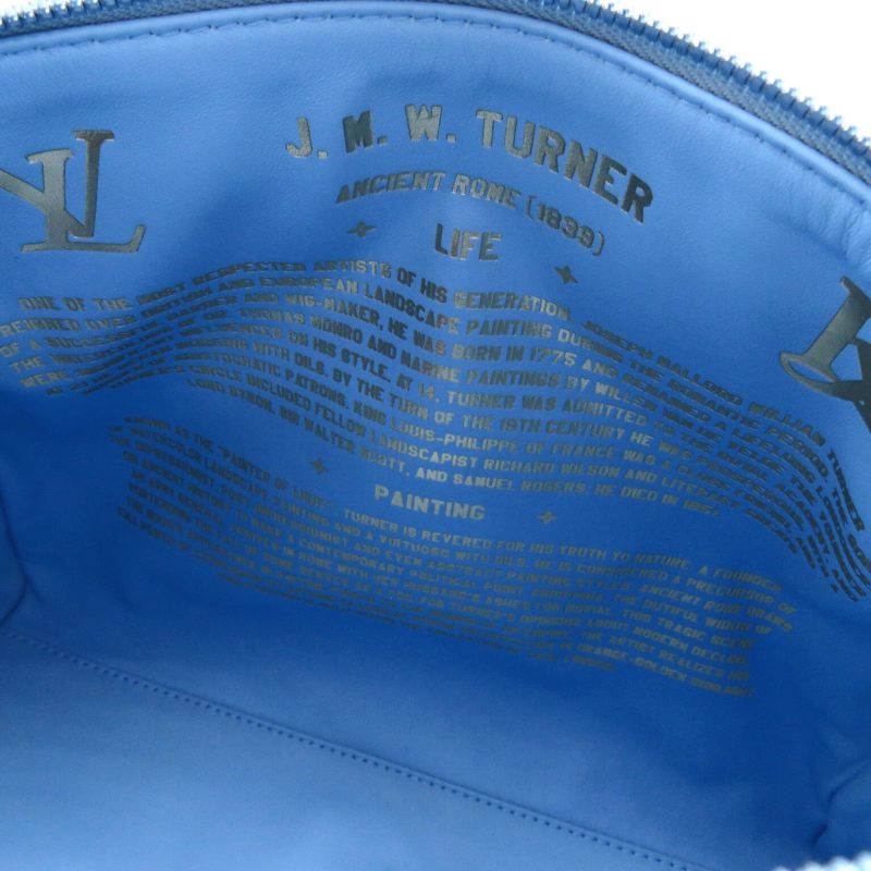 LOUIS VUITTON Blue Mulch color Masters collection PVC coated canvas M43306 - Logoexplore - Image 9