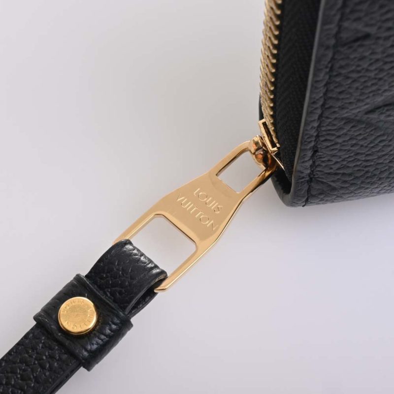 LOUIS VUITTON Empreinte Zippy Round Long Wallet M61864 Black Ladies - Logoexplore - Image 8