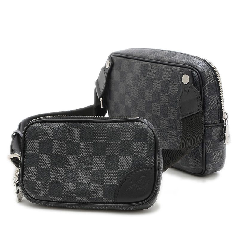 Louis Vuitton Damier Graphite Scott Messenger Shoulder Bag Men's N50018 - Logoexplore - Image 3