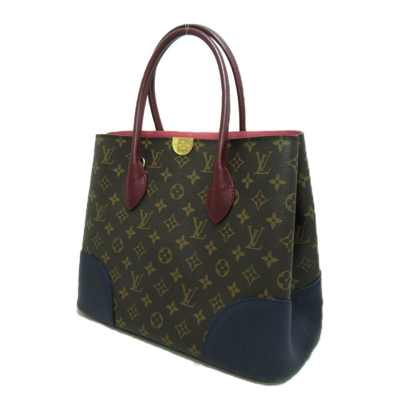 LOUIS VUITTON Flandrin Brown navy mauve Monogram PVC coated canvas M43169 - Logoexplore - Image 3