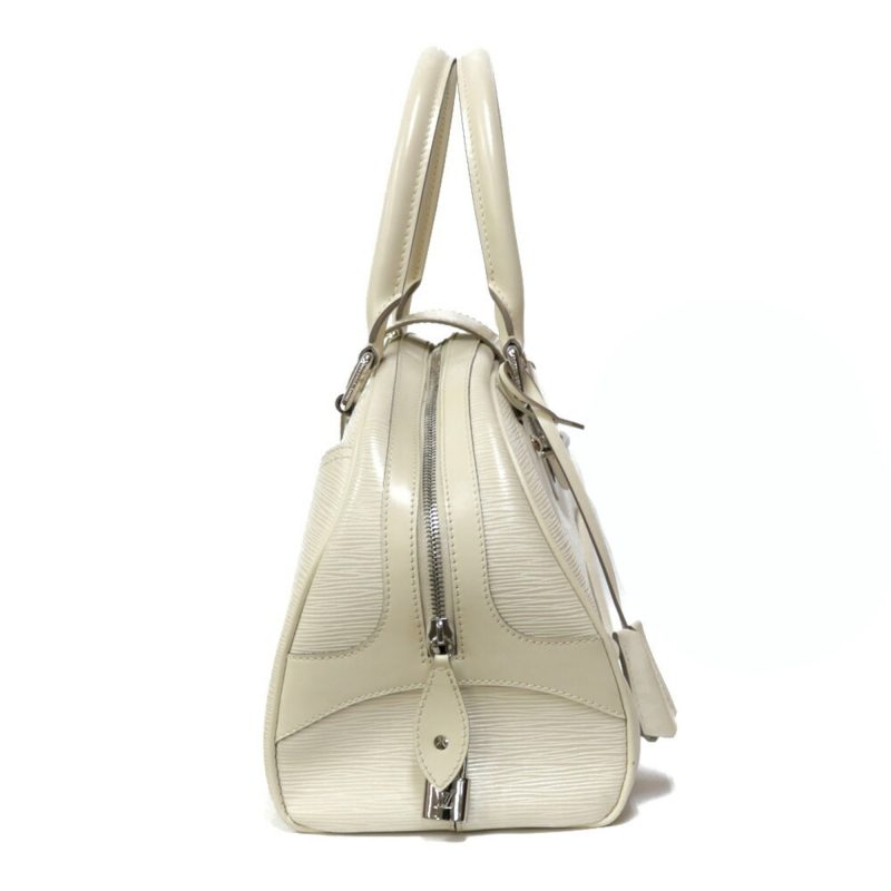 LOUIS VUITTON Bowling Montaigne GM Epi Shoulder Bag Leather M5931J White Ladies - Logoexplore - Image 4